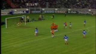 Michel Platini Triple Ballon dOr 41 goals in 72 selections legendary free kick against Holland [upl. by Gipsy]