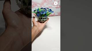 simple flower vase making video creative arkpleasesubscribe [upl. by Noemys]