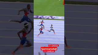 Noah lyles vs Tebogo sprint 🏃 200m paris olympics noah lyes tebogo sprint [upl. by Tomi409]