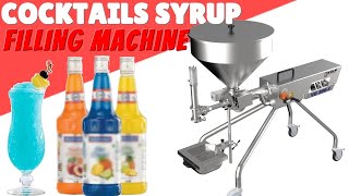 KULP  Cocktail Syrup Filling Machine  Meyve Şurubu Dolum Makinesi [upl. by Wileen]