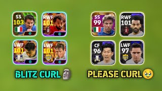 Blitz Curler vs Please Curl in eFootball 24 🤧🤌🏻 [upl. by Ribble]