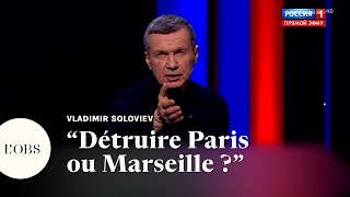 En Russie ce présentateur télé menace encore la France après le soutien de Macron à l’Ukraine [upl. by Enitsirt]