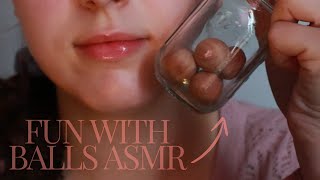 Fast ASMR Oddly Satisfying Wooden Balls Random Trigger [upl. by Kreis172]