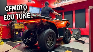 2024 CFMOTO CFORCE 500 Team MSC Tune Testing amp Results on Dyno [upl. by Raynor]