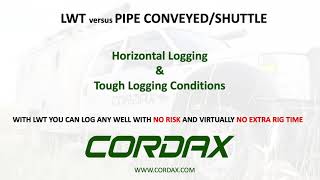 Cordax Logging While Tripping LWT vs Pipe Conveyed Logging In Horizontal Well [upl. by Novyak]