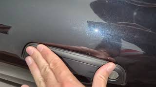 How to replace your BMW Z3 exterior door handle trim [upl. by Annitsirhc]