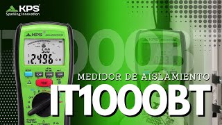 Aumenta la seguridad en tus instalaciones con el NUEVO MEDIDOR DE AISLAMIENTO IT1000BT de KPS [upl. by Grayce744]