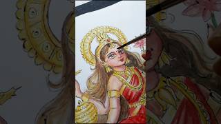 Navratri Day 9 Art 😍❤️ surabhikalakar shorts [upl. by Trebo784]