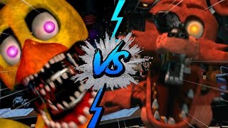 FOXY VS WITHERED CHICA  La Liga de FNAF  FIVE NIGHTS AT FREDDYS ULTIMATE CUSTOM NIGHT J2 [upl. by Nitsyrk551]