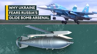 Russias retrofitted glide bombs launched out of air defences range [upl. by Kalam172]