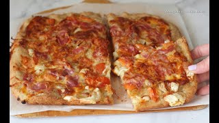 Pizza con pomodorini e scamorza video [upl. by Kerwinn908]