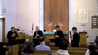 Tschaikowsky Symphony No4 in 3quot Recorder Quartet [upl. by Akcinahs]