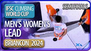 Lead Semi Finals  Briancon  Mens Womens  2024 [upl. by Aliza552]