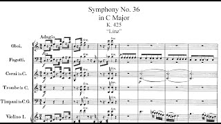 Mozart  Symphony No 36 K 425 quotLinz Symphonyquot 1783 [upl. by Ibocaj]