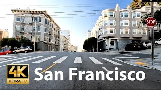 Driving around downtown San Francisco California USA 4k [upl. by Yrrehs]