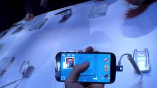 Samsung Galaxy S4 Hands On Upacked Event New York  Deutsch  German ►►notebooksbilligerde [upl. by Xonel959]