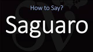 How to Pronounce Saguaro CORRECTLY [upl. by Hicks]