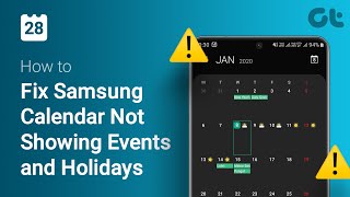 How to Fix Samsung Calendar Not Showing Events and Holidays  Unable to Check Public Holidays [upl. by Cantone]