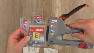 Unboxing High Performance Staple gun NOVUS J29  Bob The Tool Man [upl. by Cirred]