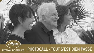 TOUT SEST BIEN PASSE  PHOTOCALL  CANNES 2021  VF [upl. by Ellenaj]