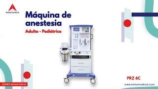 Maquina de anestesia de 2 vaporizadores PRZ 6C  Helsemedical [upl. by Norel]