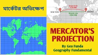 Mercators Projection ll Honours Geography ll Semester 1 ll By Geo Funda [upl. by Thurlough]