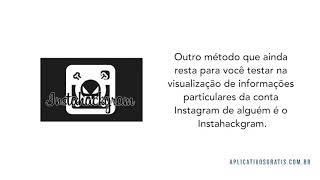 APLICATIVOS PARA VER FOTOS BLOQUEADAS NO INSTAGRAM [upl. by Etnuad]