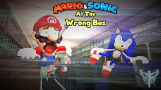 Mario amp Sonic at the Wrong Bus Gmod Animated Credits to Lythero and SoulJenX7 [upl. by Areivax]