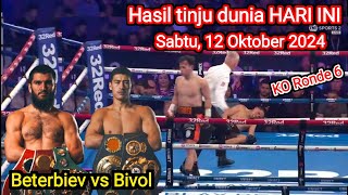 Hasil tinju dunia HARI INI‼️Sabtu 12 Oktober 2024  Artur Beterbiev vs Dmitry Bivol [upl. by Ennaimaj694]