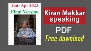 IELTS Speaking Makkar Final Version pdf free Download Jan to April 2023 [upl. by Atinuaj]