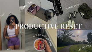 PRODUCTIVE RESET Healthy Habits Gym Motivation Journaling   more [upl. by Malva]