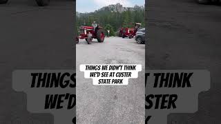 Tractors in the black hills 🚜 tractorlover travelvlog viralshorts [upl. by Scopp]