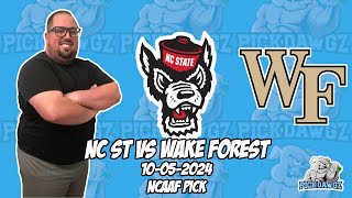 NC State vs Wake Forest 10524 College Football Picks amp Predictions  Week 6 NCAAF Betting Tips [upl. by Lilah438]