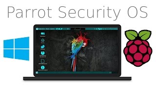 How to install Parrot Sec os on Raspberry pi  Windows 10  2017 [upl. by Nnawtna]