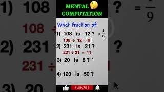 MENTAL COMPUTATION 💯😘✅ [upl. by Tutt]