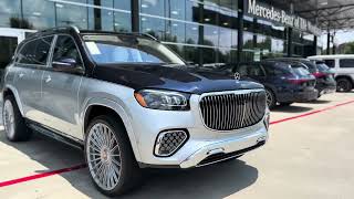 2024 Mercedes Maybach GLS 600 Luxury SUV  TwoTone Nautical Blue amp Cirrus Silver Metallic gls600 [upl. by Whiting]