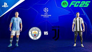 FC 25  Manchester City VS Juventus  Champions League 2425  PS5™ 4K60 [upl. by Noillimaxam]