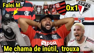 REACT FLAMENGO 0X1 SÃO PAULO l DORIVAL BOTA LANDIM E BRÁZ PRA MAMAR [upl. by Aivat]