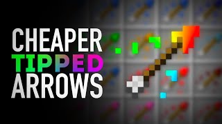 Cheaper Tipped Arrows in MC Bedrock  shorts  Did you know Minecraft [upl. by Assital]