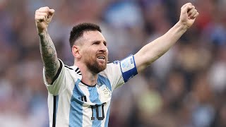 Lionel Messi scores to give Argentina a 32 lead over France in the 2022 FIFA World Cup final [upl. by Ayanet]