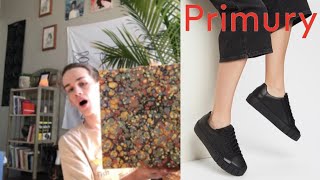 PRIMURY SNEAKERS UNBOXING  REVIEW [upl. by Todhunter]