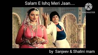 Salame Ishq Meri Jaan l Muqaddar ka Sikandar l Lata M amp Kishore Da l 1978 l [upl. by Ermine949]