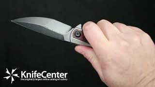 Kansept Knives Kratos Frame Lock Flipper Knife [upl. by Barney955]