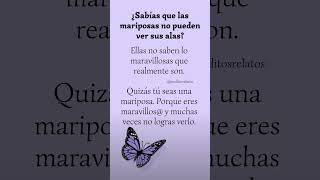 Sabias que las mariposas no pueden ver sus alas [upl. by Eelime324]