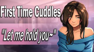 First time Cuddling your Girlfriend ASMR Roleplay Cozy F4A [upl. by Asirehc]