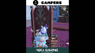 BGMI  CAMPERS  NEW MODE  NIKA GAMING [upl. by Bittencourt]