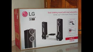 LG LHB675 XBOOM Home Theater System Unboxing [upl. by Ennaylil]