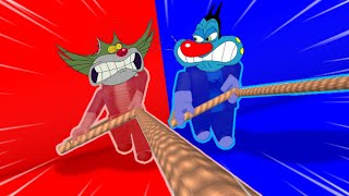 OGGY AND JACK PLAYING CAFRY A FREIND IN ROBLOX [upl. by Capone914]