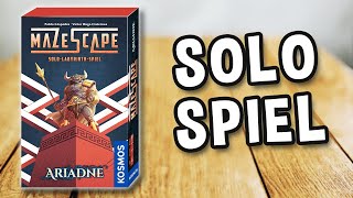 MAZESCAPE ARIADNE  Spielregeln TV Spielanleitung Deutsch  KOMSOS [upl. by Jenelle]