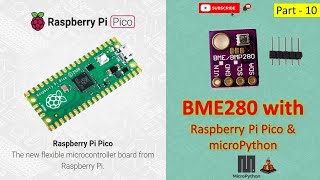 10 Weather Station with BME280 sensor amp Raspberry Pi Pico [upl. by Bancroft]